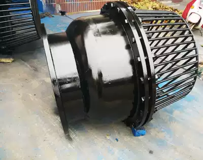 Double switch type large diameter welded carbon steel welded bottom valve sewage pump DN300 400 500 600 800