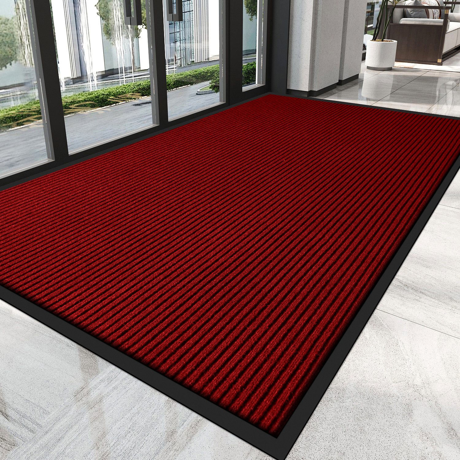 Коврик Da Tai Carpet серый, 10мм, 40x60см