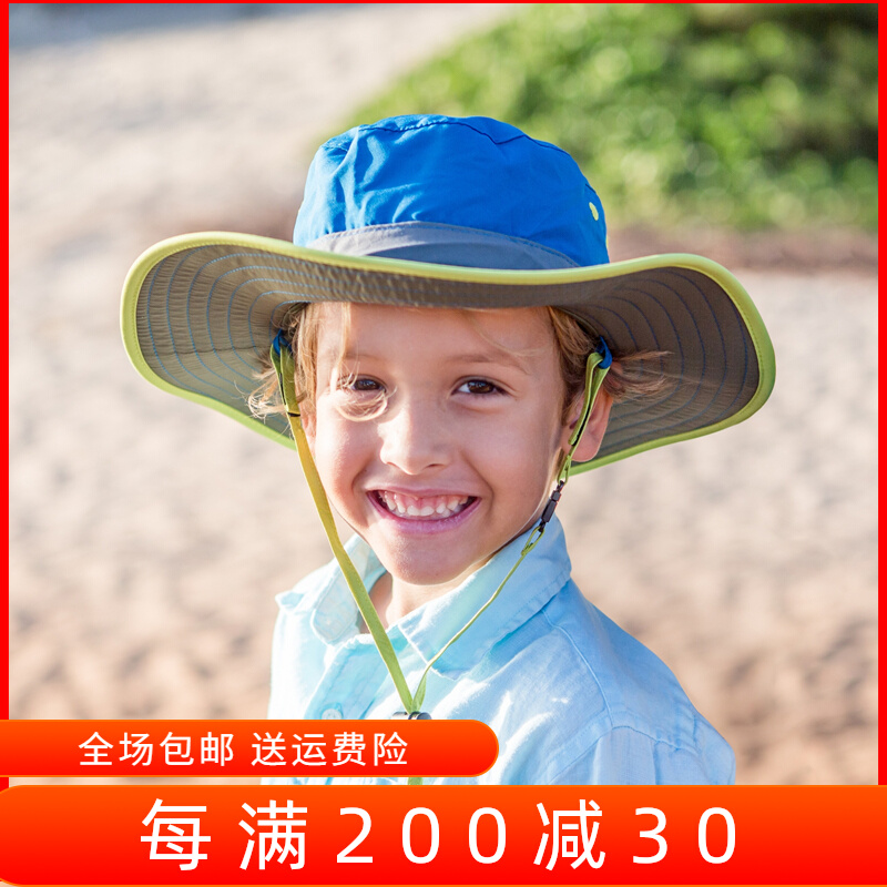 U.S. Sunday Afternoons sun hat Clear children's big brim sun hat double-sided wear quick-drying and breathable