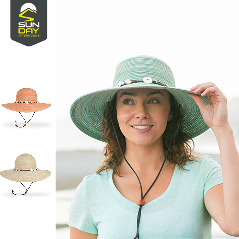 Ms. Sunday Afternoons Caribbean Outdoor Sun Cap Weaving Sun Sun Beach Cap