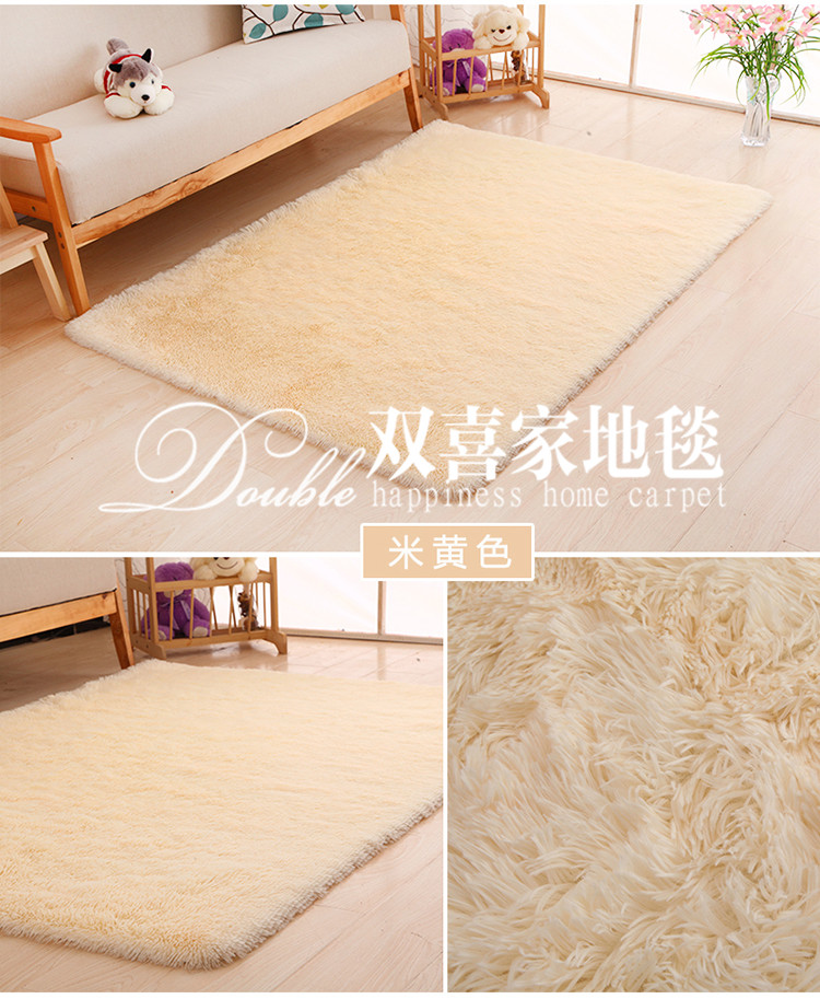 Phòng khách nhà thảm lụa phòng ngủ cạnh giường sofa hình chữ nhật có thể được tùy chỉnh phòng đầy đủ thảm thảm nỉ