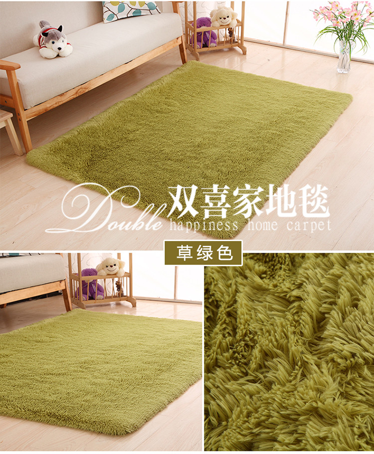 Phòng khách nhà thảm lụa phòng ngủ cạnh giường sofa hình chữ nhật có thể được tùy chỉnh phòng đầy đủ thảm thảm nỉ
