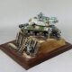 Trench 1 Trench 1914-45 assembled model production sand table material scene platform scene display base 1/35