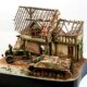 Scene Model Kit Handmade Materials War-Damaged Building European Masonry House Sand Table 135