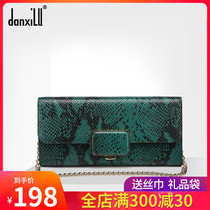 Danxilu leather clutch women 2020 new temperament womens handbag fashion mother bag shoulder oblique cross small bag
