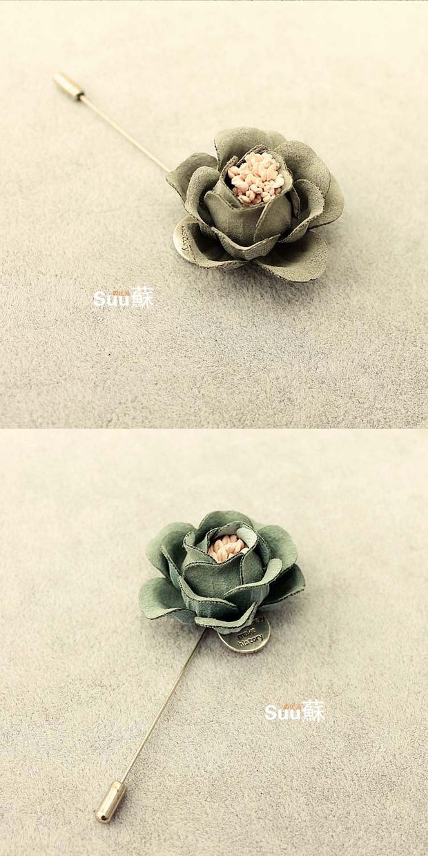 Christmas Lady Corsage Winter Pin Day Korea Coat Woolen Hoa Trâm Trâu vô tư huy hiệu đảng cài áo