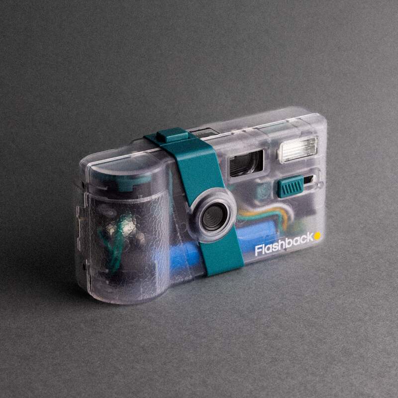 Flashback One35 V2 Camera Transparent Blue-Green Color Free Shipping Via Sf Express
