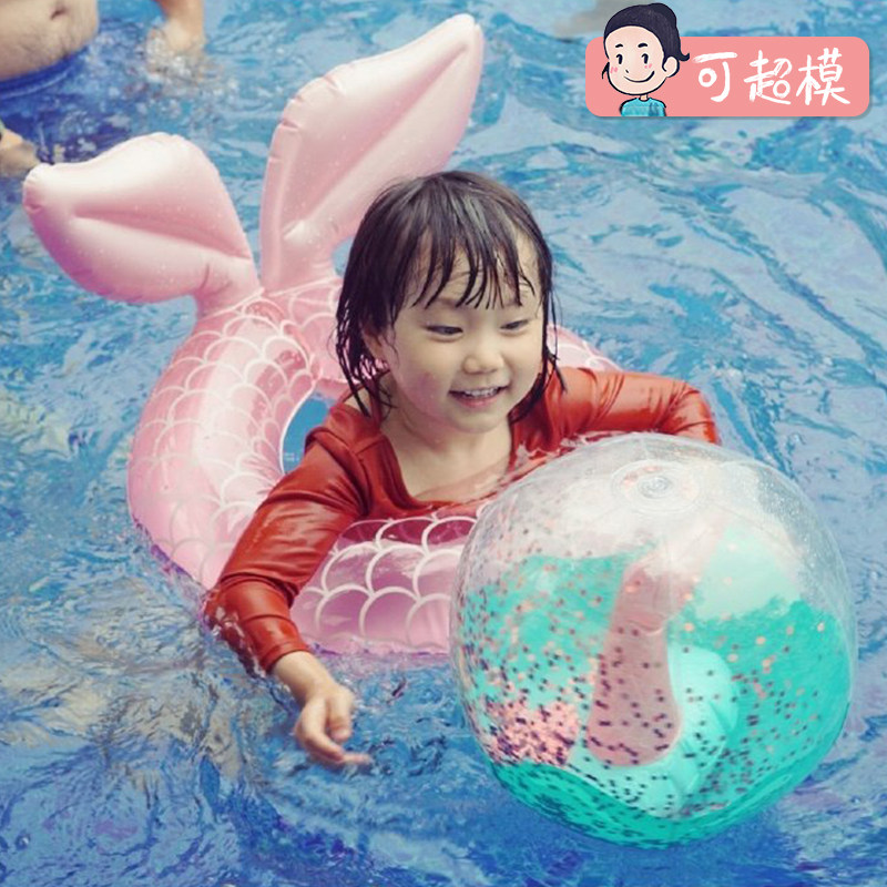 SunnyLife Kids Swim Ring Baby Baby Baby BagEl sit circle 1 boy girl 3-6 years old armpit net red floating circle