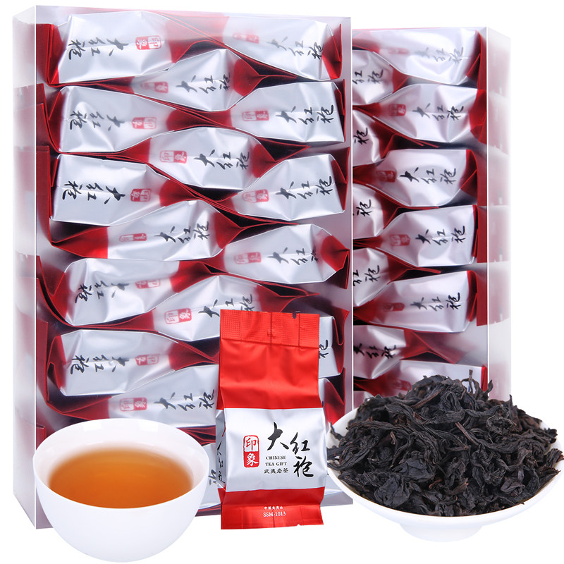 New tea Dahongpao tea Fujian oolong tea Wuyishan rock tea strong fragrance cinnamon bulk 256g
