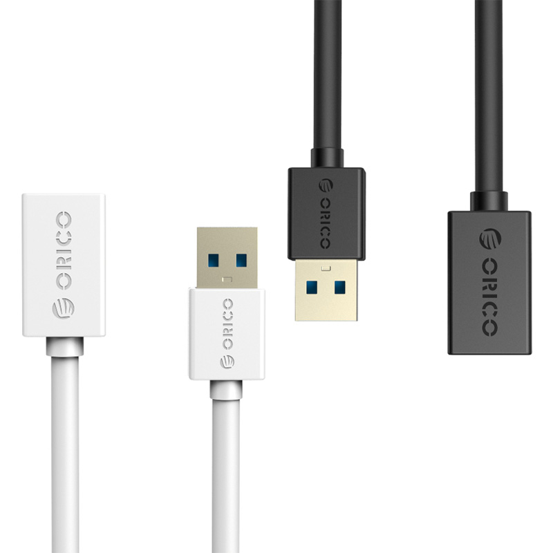 Orico Oruiko USB3 0 extension cord computer connection lengthened data line revolution square port connector universal computer USB extension cord connection line lengthened 1 m 1 5 2 m