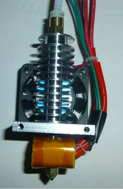 Đầu kép E3D đầu kim loại đầy đủ nóng RepRap J-Head đầu phun kim loại đầu phun 3D - Phụ kiện máy in