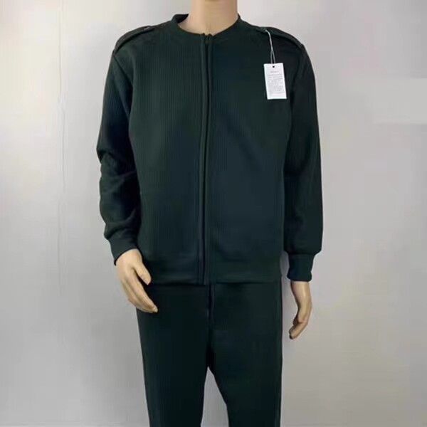 New olive green suede suede pants winter warm military green inner wearing zip-style casser-finish line pants suit-Taobao