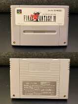 Nintendo SFC Super Nintendo Host Original Revised Edition of Game Card with Official Fantasy 6