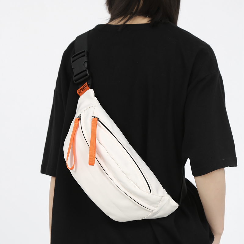 Chest bag men's simple satchel ins waterproof casual men's backpack sports pocket women's Japanese messenger bag shoulder bag