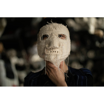 Beard Mask Bearded Hannibal Multi-Layer Sewn White Hot Water Womens