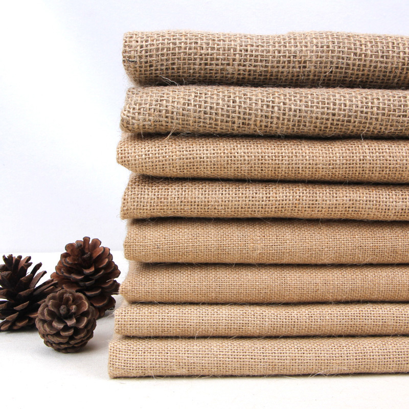 Thick Burlap Fabric, Jute Linen, Vintage Decoration, Kindergarten Crafts, DIY Tablecloth, Old Coarse Cloth, Sackcloth