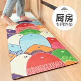 Мультяшный нескользящий ковер из ПВХ для домашнего использования, стираемый коврик