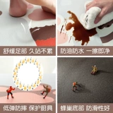 Мультяшный нескользящий ковер из ПВХ для домашнего использования, стираемый коврик