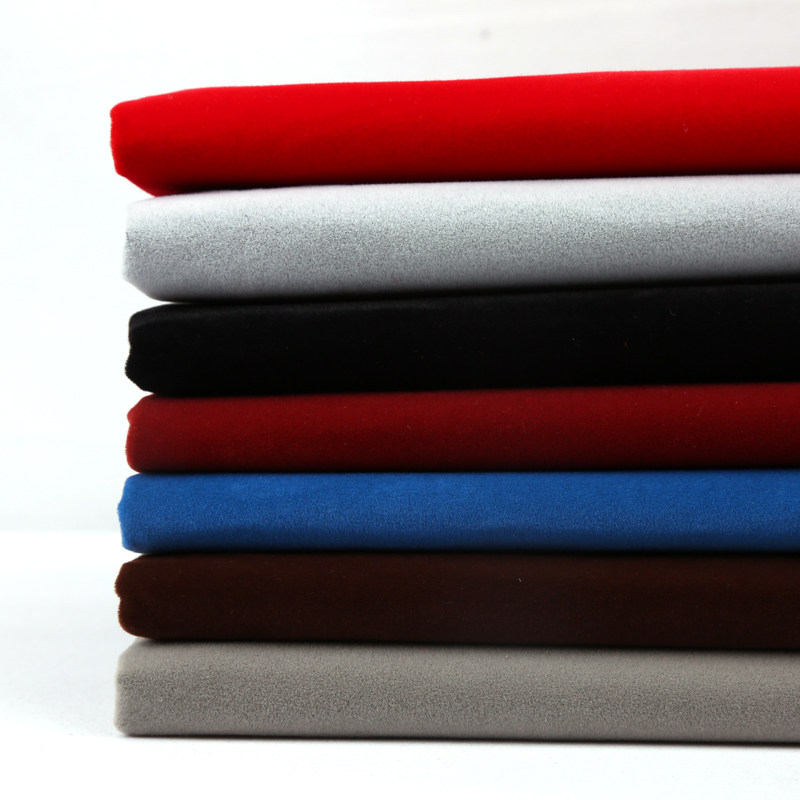 Adhesive flannel self-adhesive flocking cloth counter drawer jewelry thickened black self-adhesive tape gel flannel fabric fabric