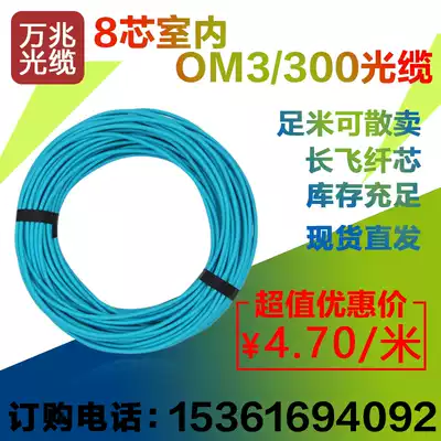 OM3 8-core 300 indoor and outdoor multi-mode 10 gigabit room wiring Fiber optic cable spot 4-core 6-core 8-core 12-core 24-core