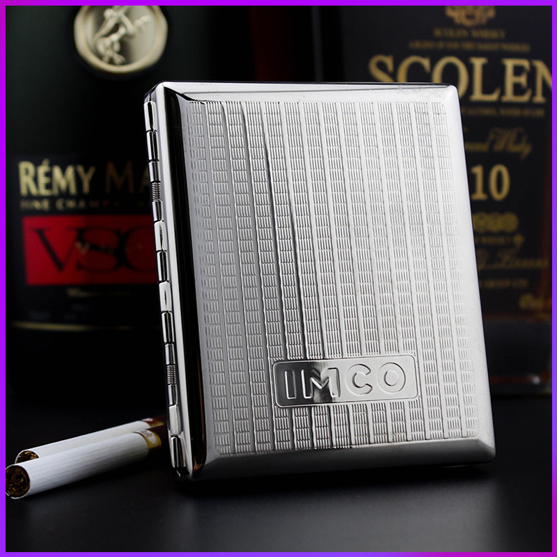 Austria imports ultrathin pure copper 20 cigarettes Automatic clamshell for men and women Anti-press and moisture-proof tobacco case