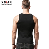 Удерживающий тепло демисезонный флисовый спортивный хлопковый жилет без рукавов, облегающий крой, в обтяжку