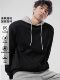 Continue to click on the new skin-friendly polarizer thickened autumn and winter men's sweatshirt all-in-one velvet self-heating color matching velvet hooded top