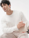 Continued point Born Noble Anti-pilling long-sleeved sweater anti-wrinkle top skin-friendly thin sweater for men in autumn