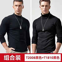 T2008 черный обычный + T1810 черный толстый профиль