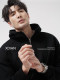 Continued: New polar fleece hooded sweatshirt for men, heavyweight casual warm half-zip top jacket for autumn and winter