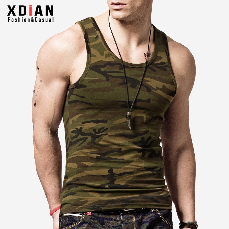 Men's Camouflage Vest, Army Green, Pure Cotton, Sports Fitness, Tight-Fitting, Special Forces, Breathable, Sleeveless, Summer Men's Camouflage Vest, Army Green, Pure Cotton, Sports Fitness, Tight-Fitting, Special Forces, Breathable, Sleeveless, Summer