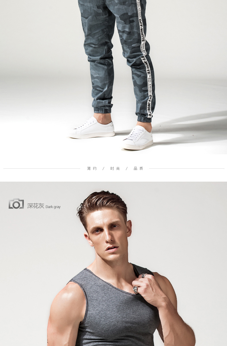 Tiếp tục của nam giới rộng vai vest Slim V-Cổ bông thanh niên thể dục thể thao tight-fitting không tay T-Shirt triều mùa hè thương hiệu áo khoác nam thu đông