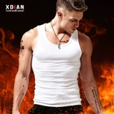 Удерживающий тепло демисезонный флисовый спортивный хлопковый жилет без рукавов, облегающий крой, в обтяжку