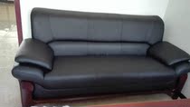 Beijing office furniture Office sofa leather reception business meeting sofa Coffee table combination simple three people can lie down