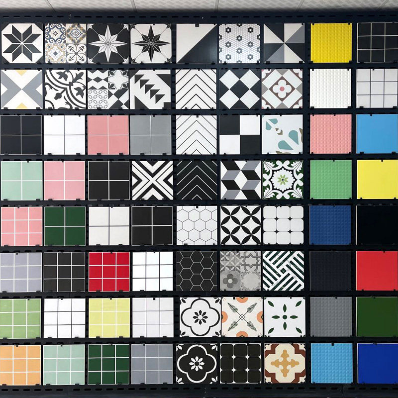 Nordic retro art small flower tile 300x300 wall tile kitchen floor tile bathroom balcony flower piece powder room tile