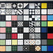 Nordic Retro Art Small Flower Brick 300x300 Wall Brick Kitchen Floor Tile Bathroom Balcony Flake Toilet Tile