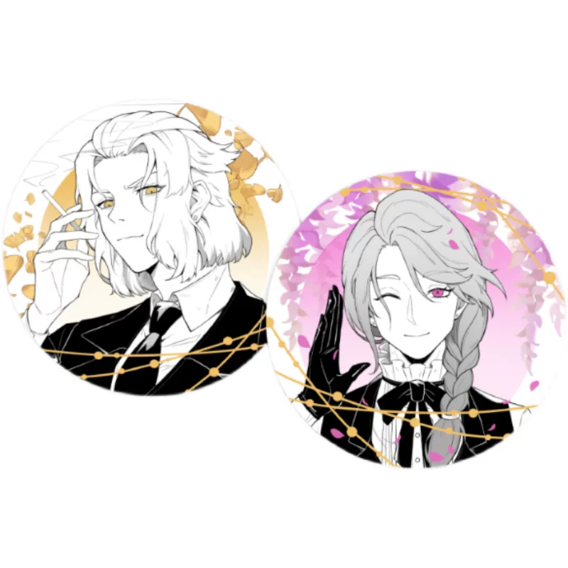 FF14 Emeets Pelxelkhisrad Ancient 75mm Double Flash Bar Bad Badge Final Fantasy 14