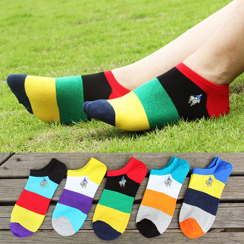 Jiadeli Paul Polo Socks Men's Boat Socks Summer Thin Pure Cotton Deodorant Short Socks Colorful Low-Cut Sports Cotton Socks Jiadeli Paul Polo Socks Men's Boat Socks Summer Thin Pure Cotton Deodorant Short Socks Colorful Low-Cut Sports Cotton Socks
