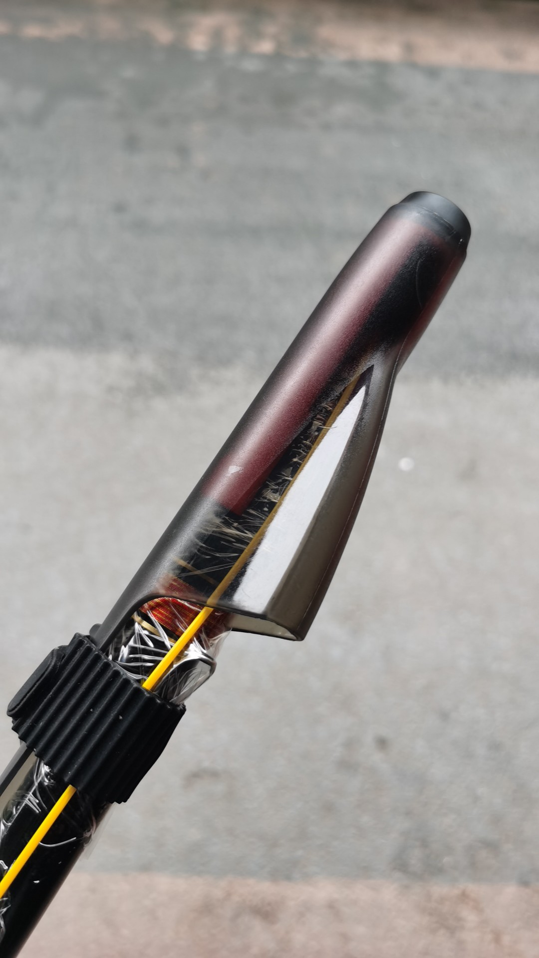 Top ring protective cover for high-end accessories DIY with heart Angeles modified Fuji pole core hat