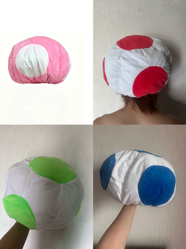 Game Super Mario Bros. Cosplay Costume Mario Chinobio Plush Hat Cosplay Halloween Costume Game Super Mario Bros. Cosplay Costume Mario Chinobio Plush Hat Cosplay Halloween Costume