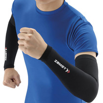 Japan ZAMST ZANST protective arm Mens and womens sports basketball long sleeve running pressurized tight badminton elbow support