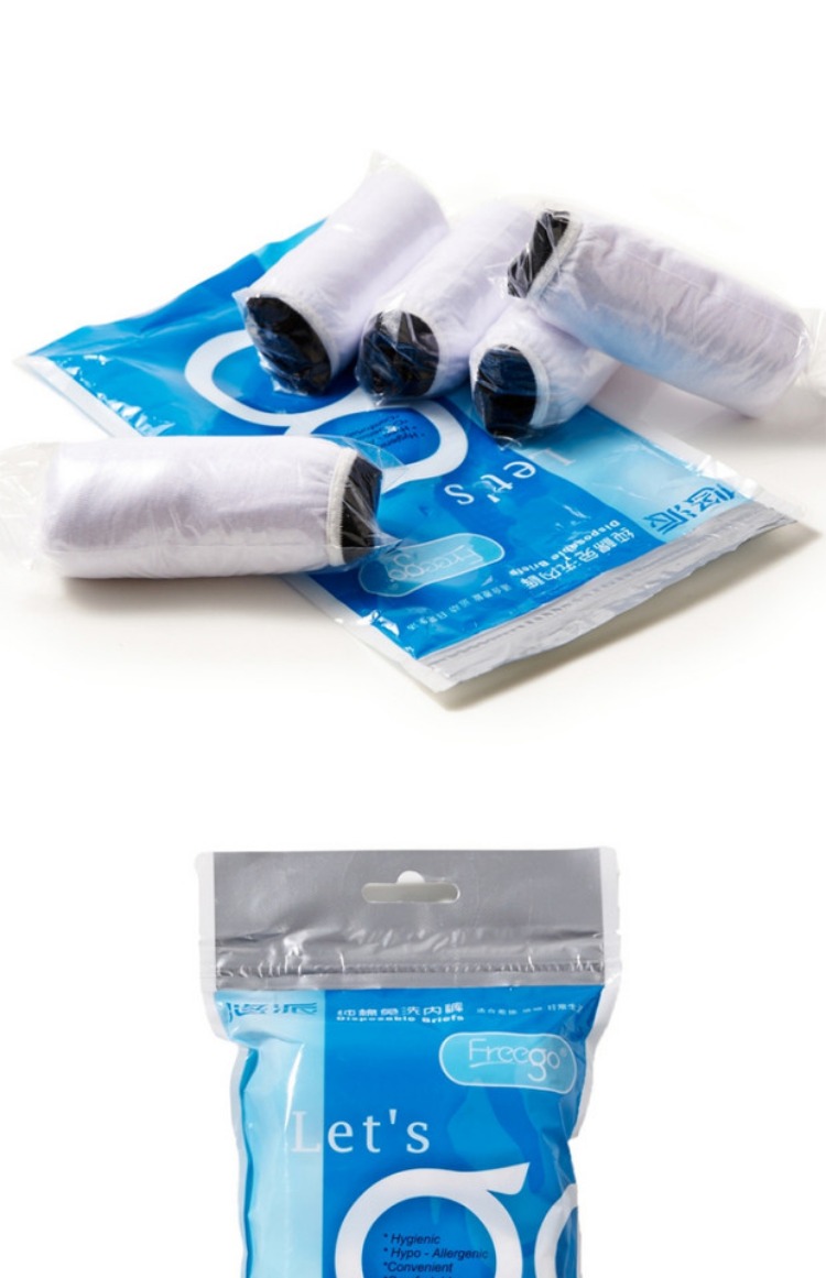 Đồ lót nam và nữ Vệ sinh tiệt trùng Đồ lót dùng một lần Đồ lót cotton du lịch 5 miếng nội y đẹp