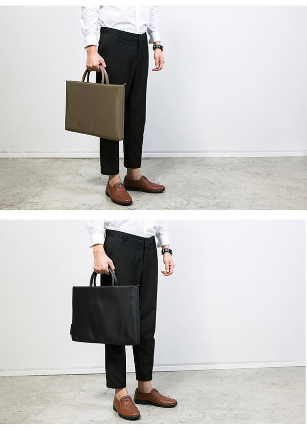 Simple cặp Business nam túi xách và phụ nữ 14-inch 13,3 inch 15,6 inch túi giấy túi máy tính xách tay - Phụ kiện máy tính xách tay miếng dán màn hình máy tính