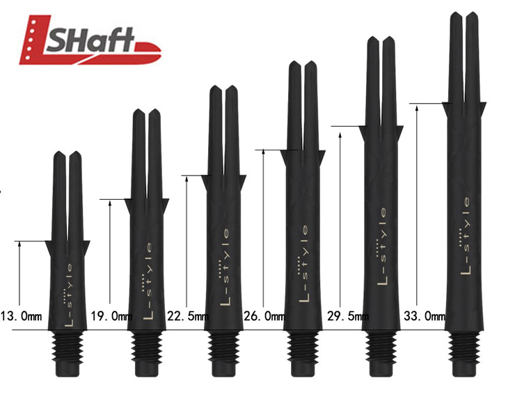 Japan L-shaft_carbon series straight standard Lock Fixed carbon fiber dart rod full length