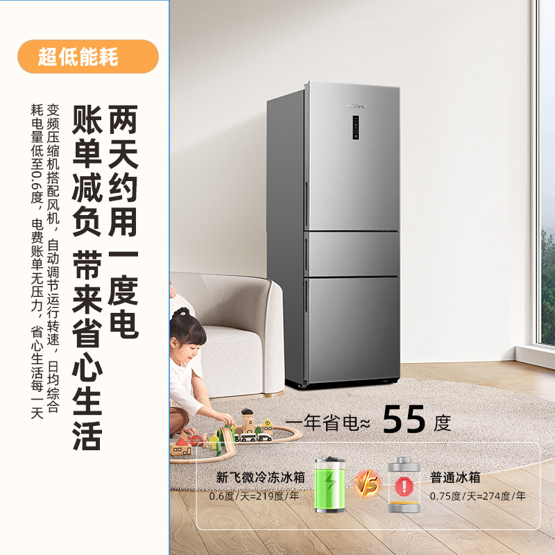 新飞BCD-210WK3CT冰箱图片