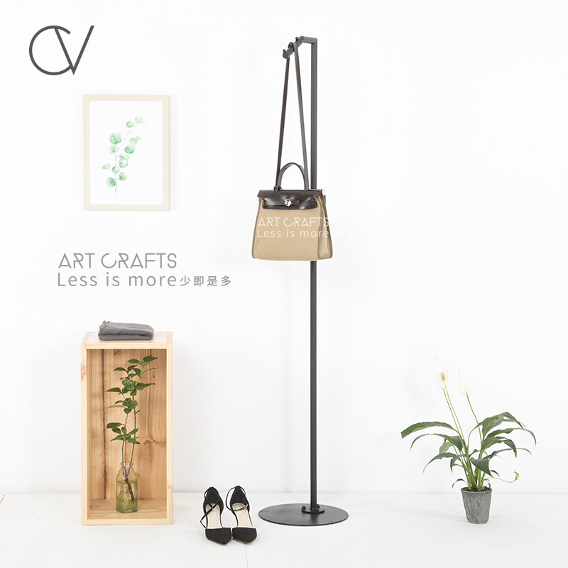 Women's clothing store is hanging hanger Clothing store display rack hanger window display rack Point hanging floor-to-ceiling hanger