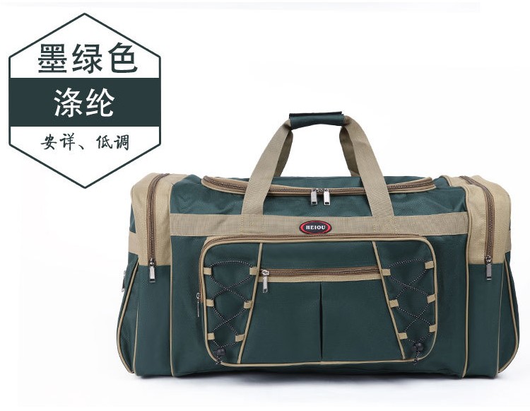 Di chuyển túi gấp túi du lịch túi du lịch thêm sức chứa lớn nam và nữ xách tay lớn 26 inch túi hành lý du lịch túi du lịch da xịn