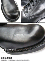 3516 factory 80s old-fashioned military hook high waist single leather shoes sailors naval shoes combat boots Jun fans supplies