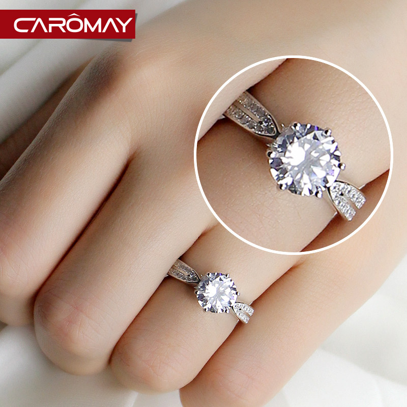 Bague Femme CAROMAY    en Argenterie - Ref 3086499 Image 1