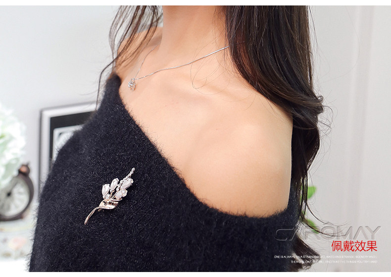 Broche femme CAROMAY en cristal artificiel - Ref 1174181 Image 19